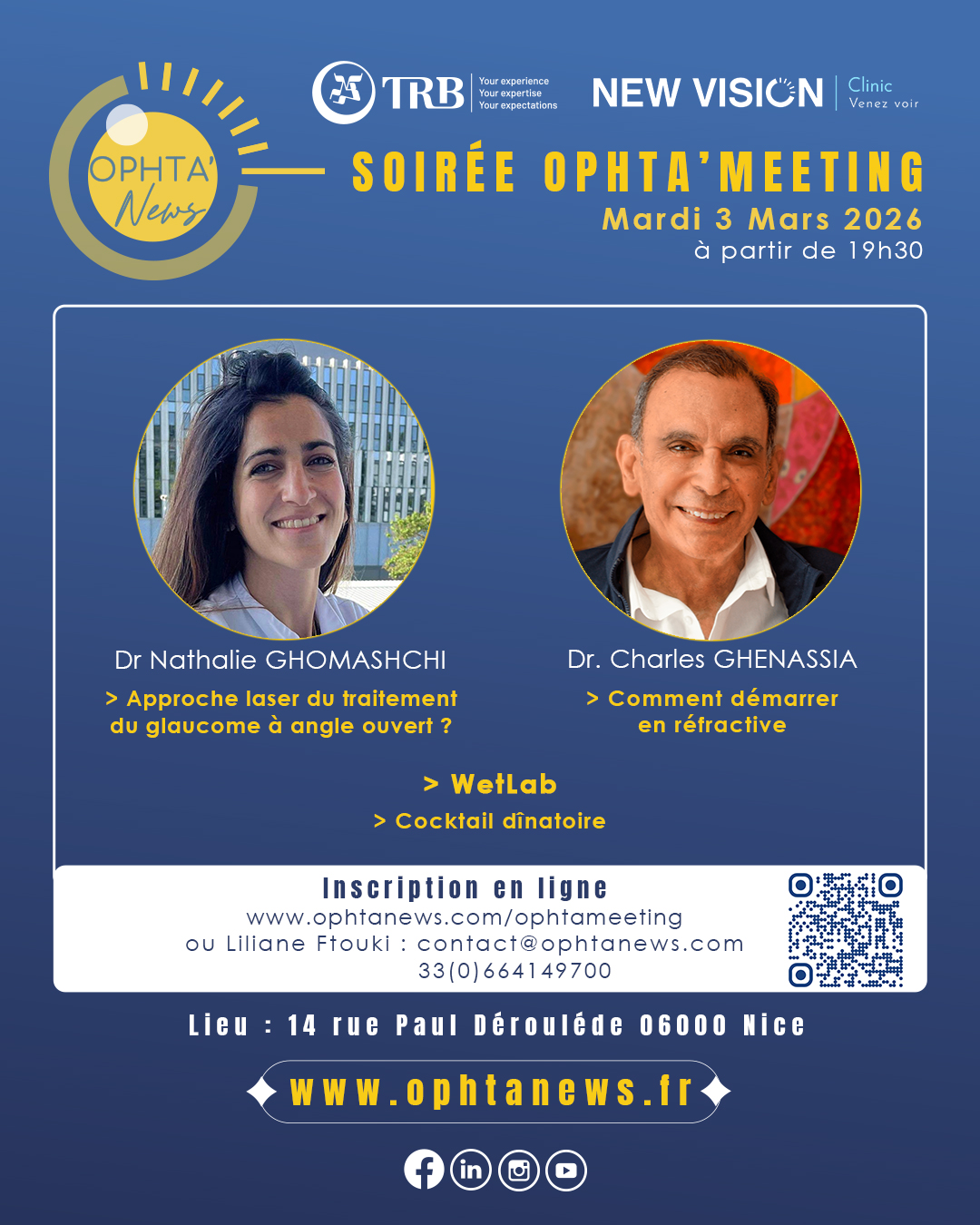 Intervention du Dr Charles Ghenassia – Ophta’Meeting Nice